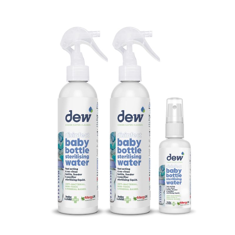 Dew Baby Bottle Sterilizing Water Bundle (250ml x 2 + 65ml x 1)