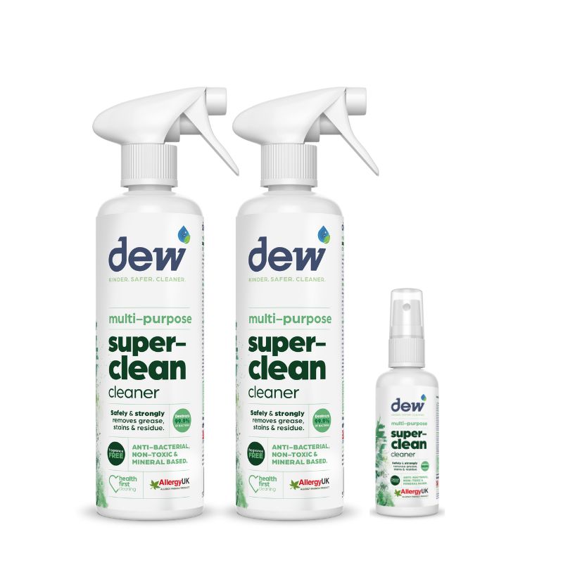 Dew Superclean Fragrance-free Bundle (500ml x 2 + 65ml x 1)