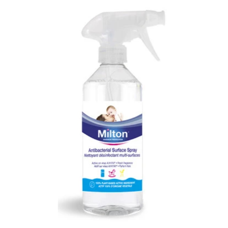 Milton Anti-Bacterial Surface Spray 500ml (100% Natural) - Pack of 6