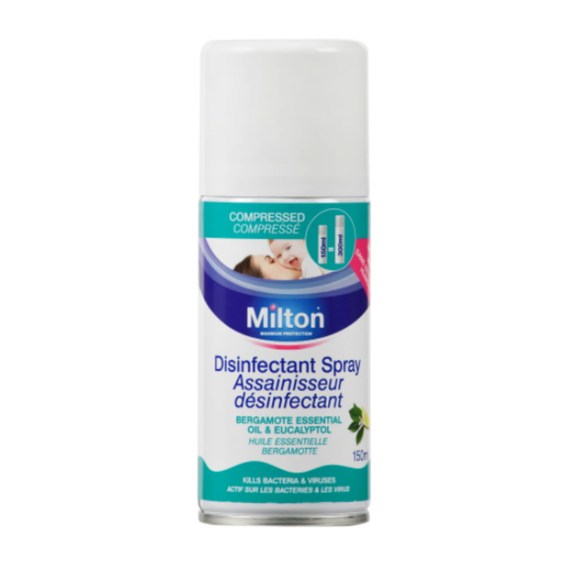 Milton Air and Surface Disinfecting Spray 150ml - Compressed