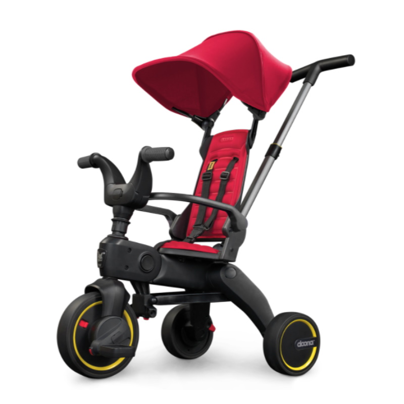Doona Liki 5-in-1 S1 Foldable Trike (Flame Red / Grey Hound)