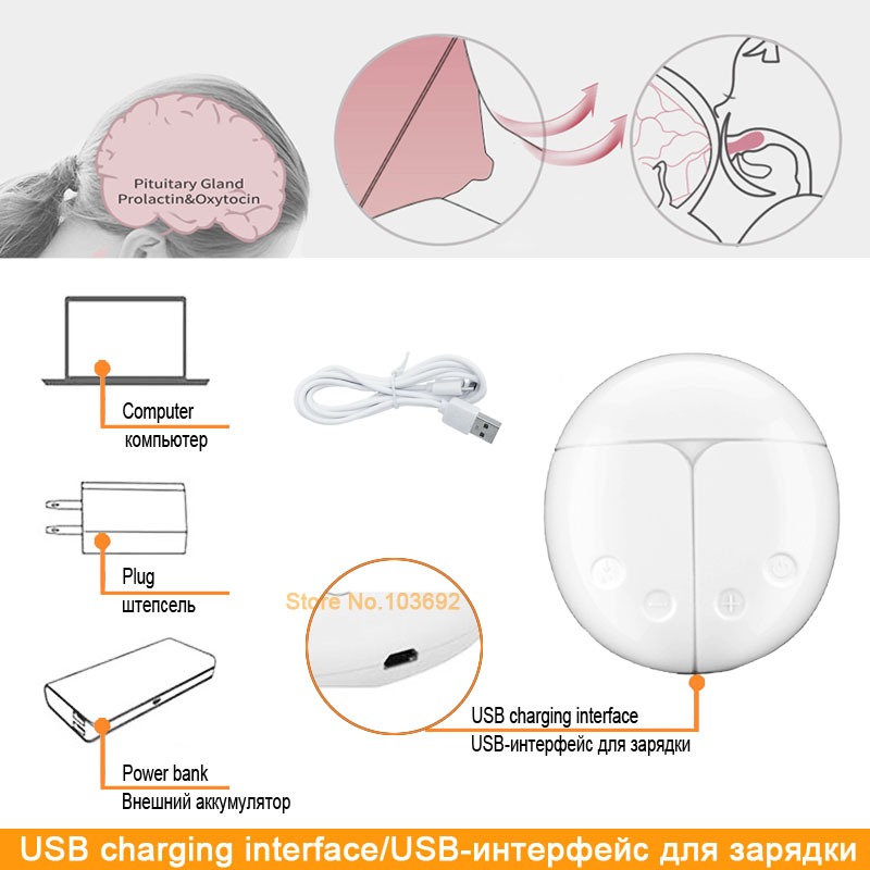 Momobebe Double Electric Breast Pumps Powerful Nipple Suction Screen Touch