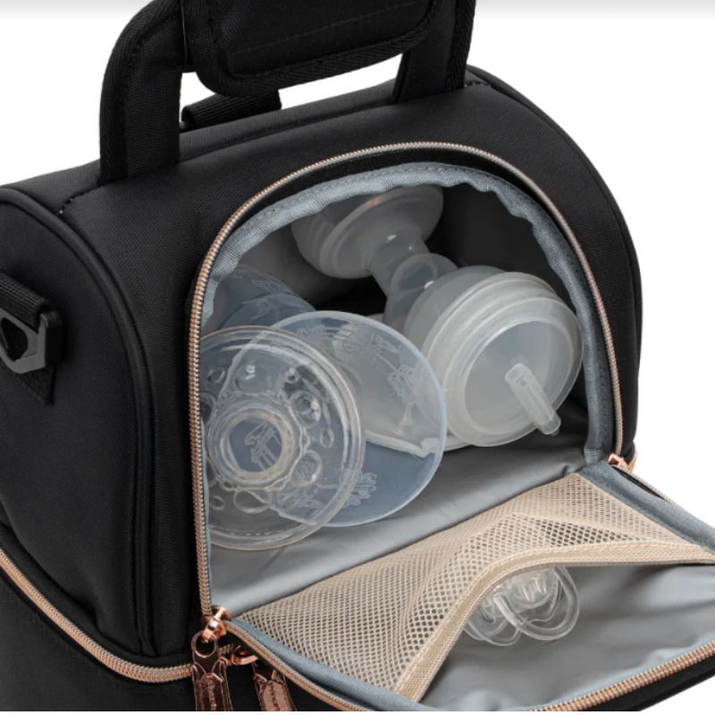 Princeton Double Layer Breast Milk Storage Coolers Bag - Rose Gold Edition