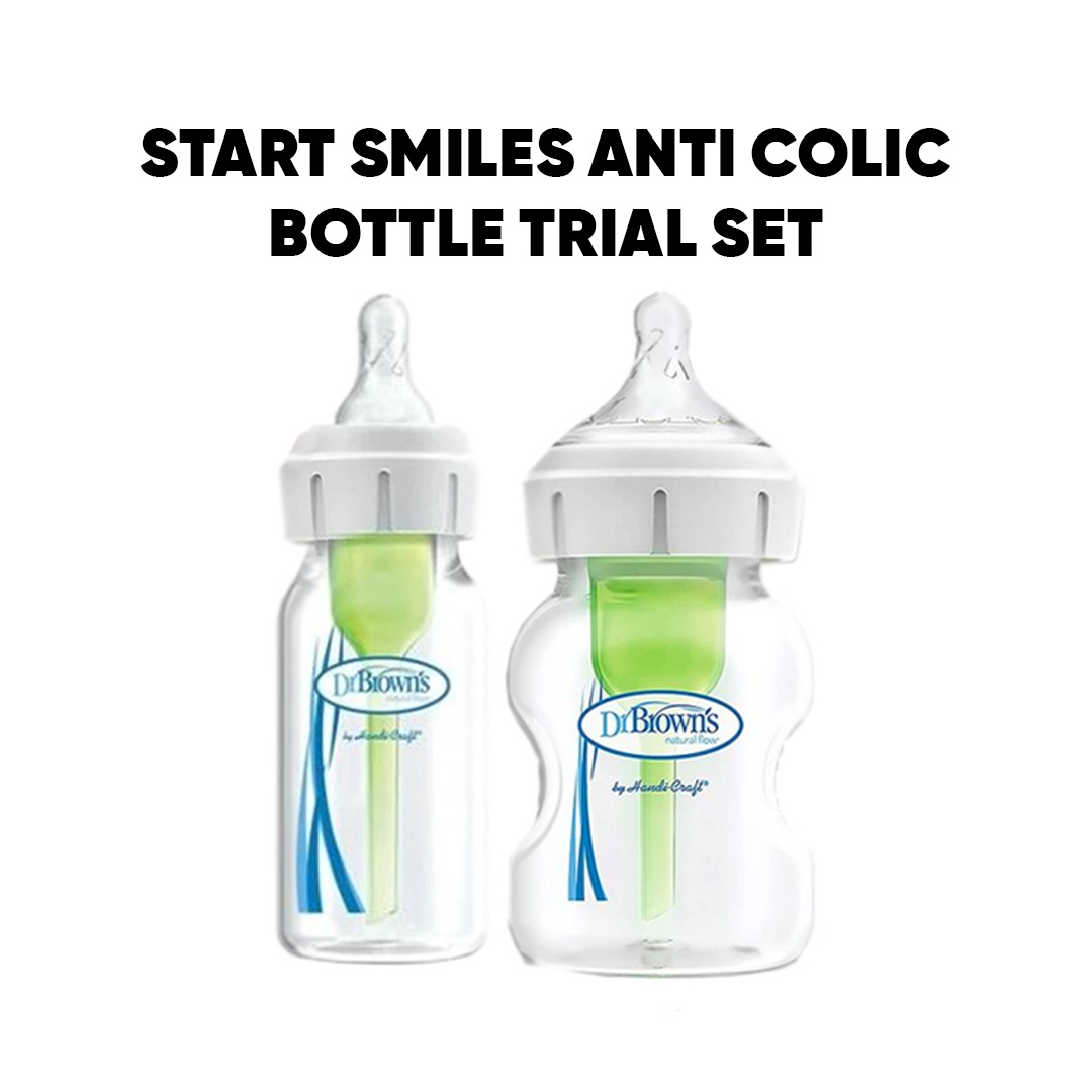 Dr Brown's Start Smiles Anti Colic Bottle Trial Set