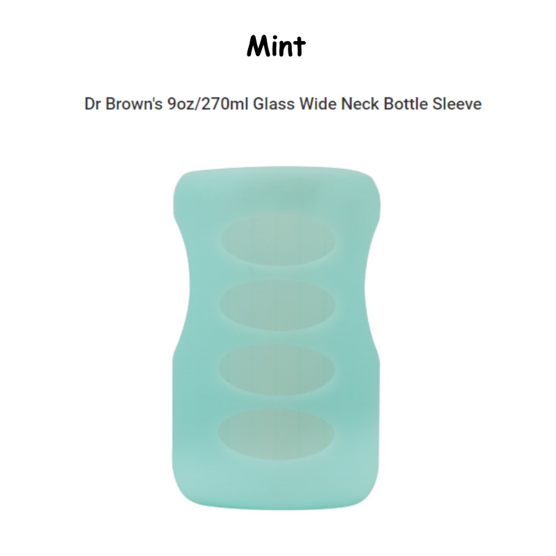 Dr Brown 270ml Wide Neck Glass Bottle Sleeve