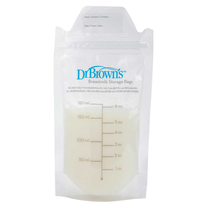 (Bundle of 3) Dr Brown's 180ml Breastmilk Storage Bag, 50pcs