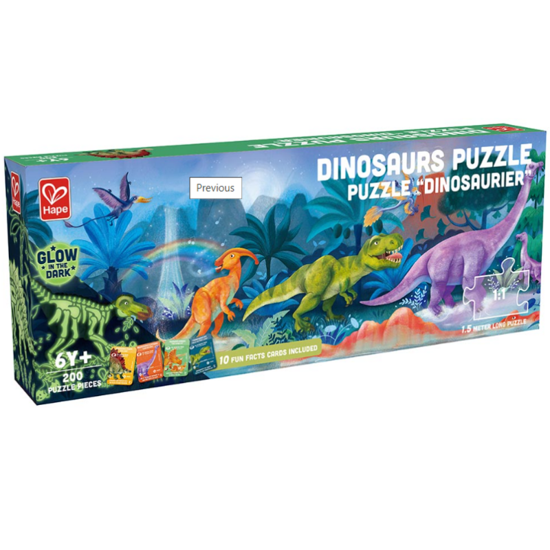 Hape Dinosaurs Puzzle (200 pieces)