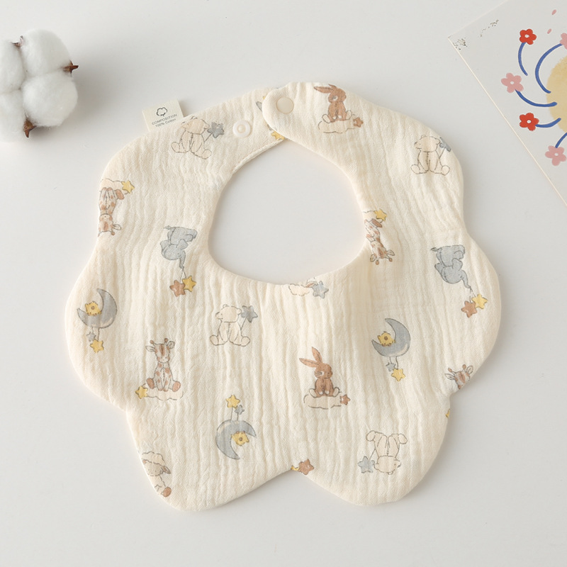 EM Cotton Round Bibs (Assorted)