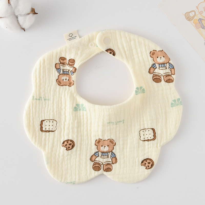 EM Cotton Round Bibs (Assorted)