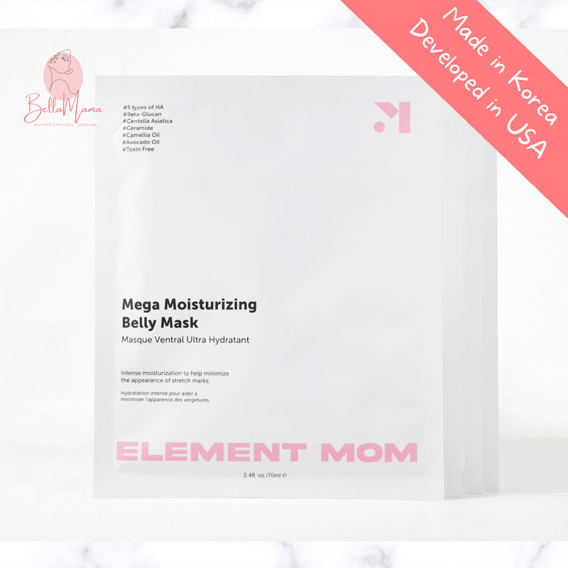 Element Mom Mega Moisturising Belly Mask - 4pcs