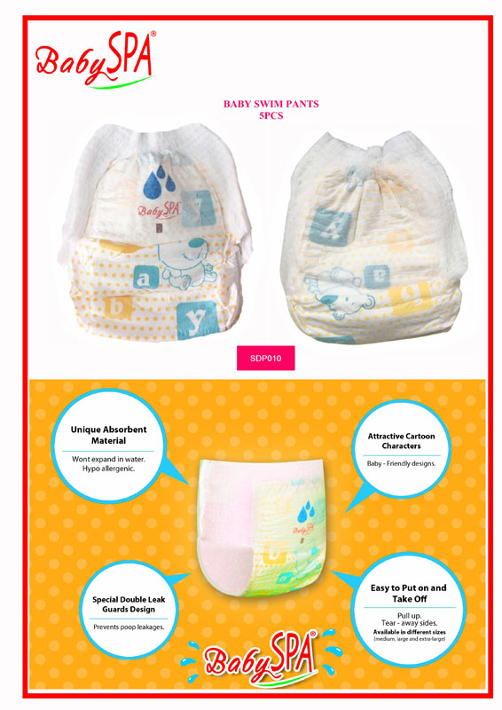 BabySPA Disposable Swimming Diaper (5pc/pack)