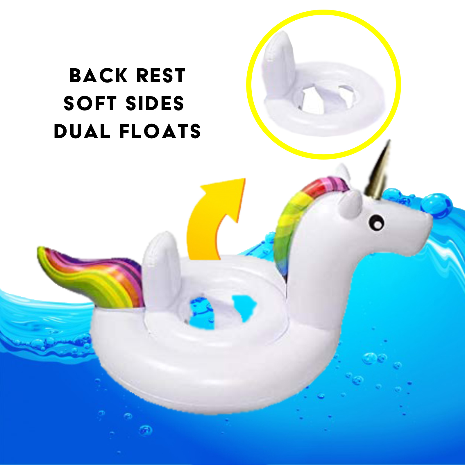 BabySPA Unicorn Baby Swimming Seat Float