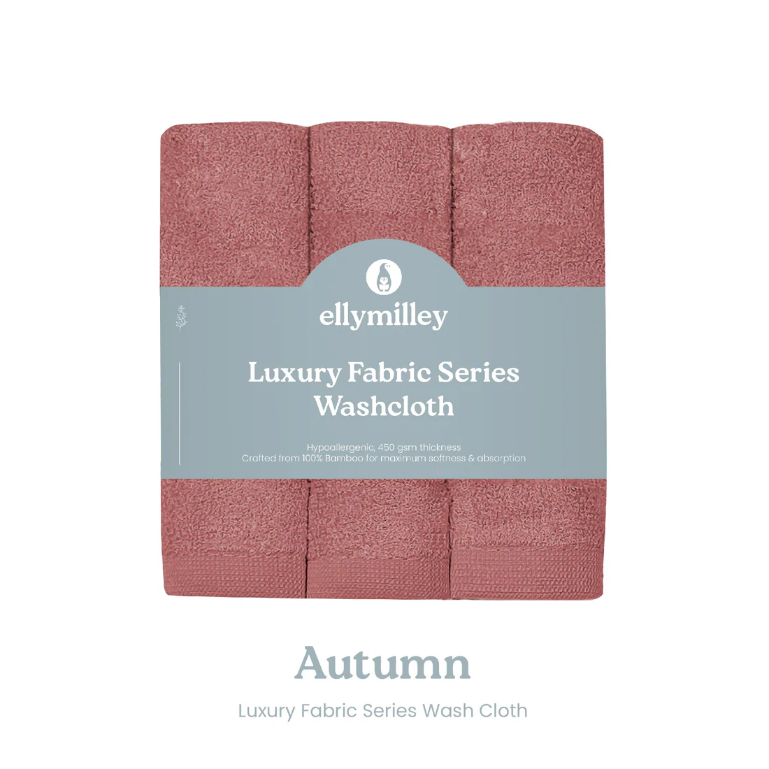 Elly Milley Bundle Wash Cloth Set + Hooded Towel