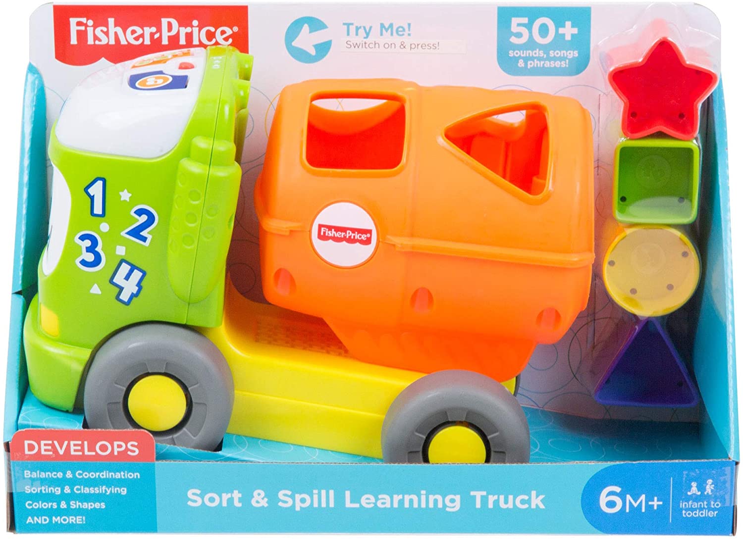 Fisher Price Infant Sort & Spill Learning Truck