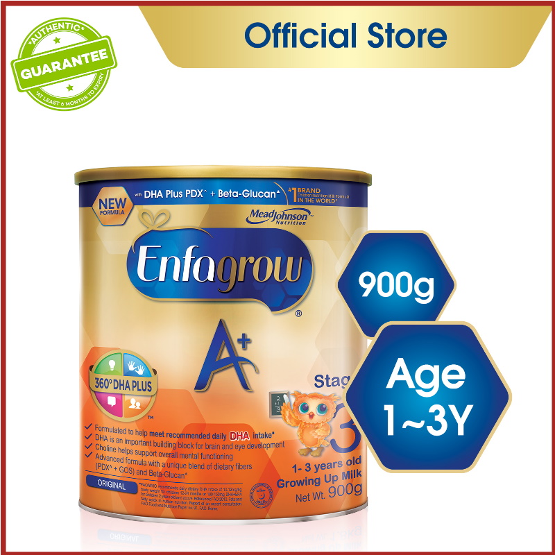 Enfagrow A+ Stage 3 Baby Formula Milk Powder 360DHA+ (1-3Y) 900g ...