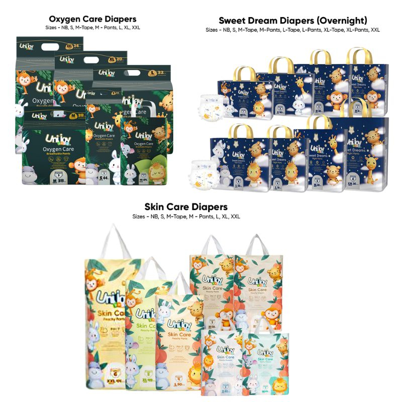 Unijoy Entire Range of Diapers