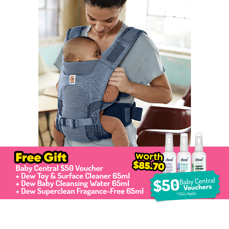 Ergobaby Aerloom Baby Carrier + FREE GIFT