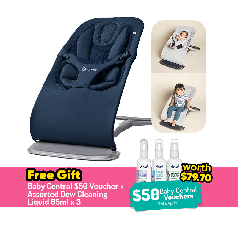 Ergobaby Evolve 3 in 1 Bouncer + FREE GIFT