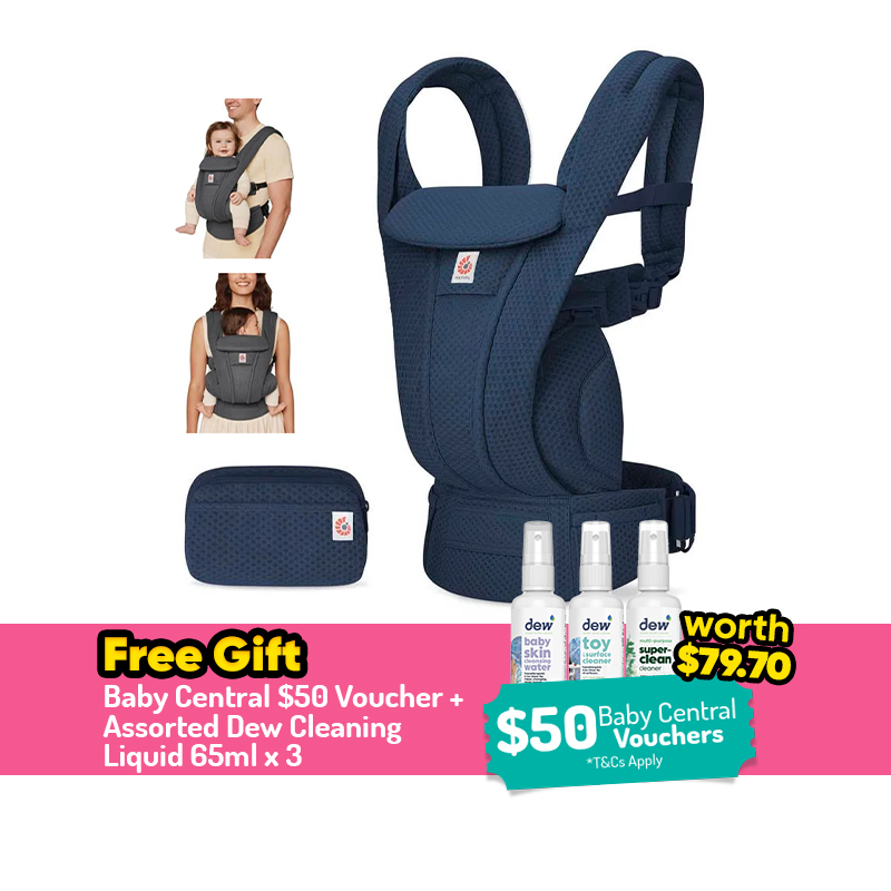 Ergobaby Omni Deluxe Mesh Carrier + FREE GIFT