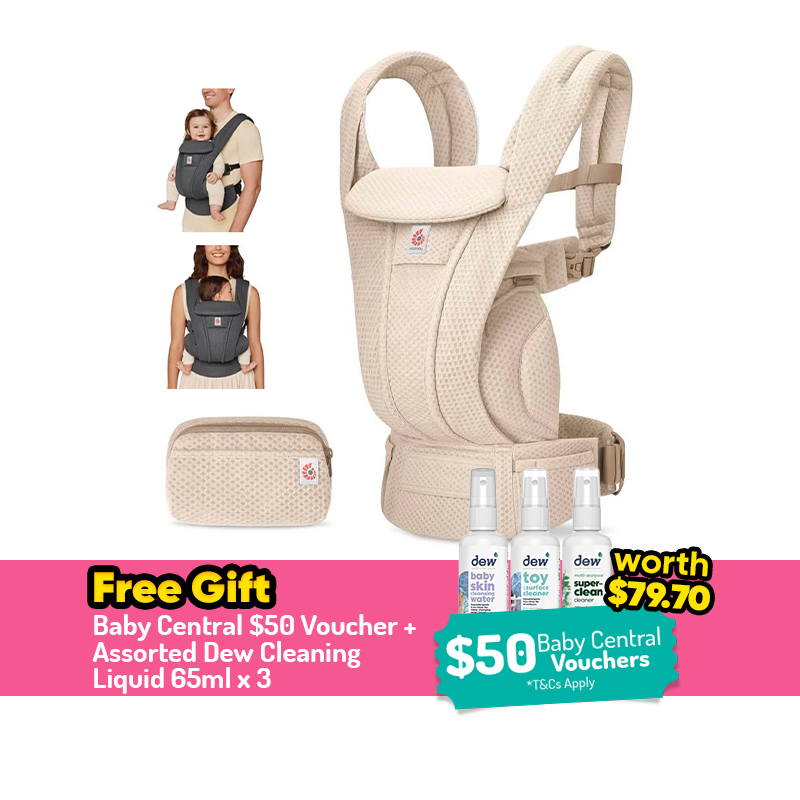 Ergobaby Omni Deluxe Mesh Carrier + FREE GIFT