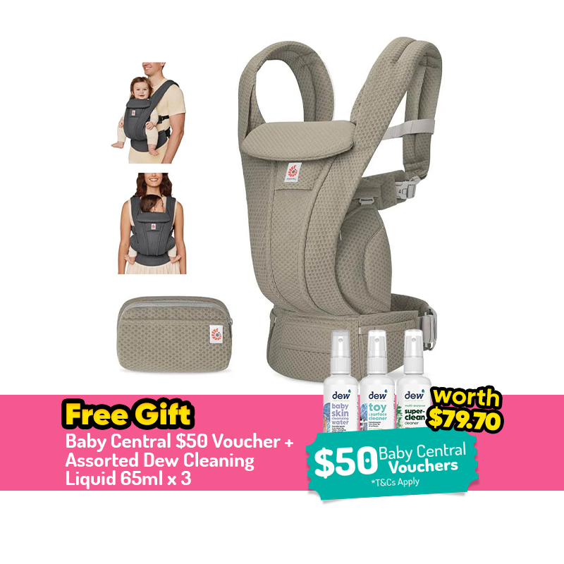 Ergobaby Omni Deluxe Mesh Carrier + FREE GIFT