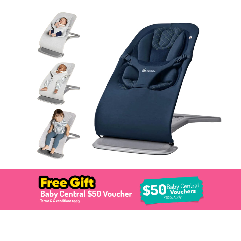 Ergobaby Ergobaby Evolve 3 in 1 Bouncer + FREE GIFT