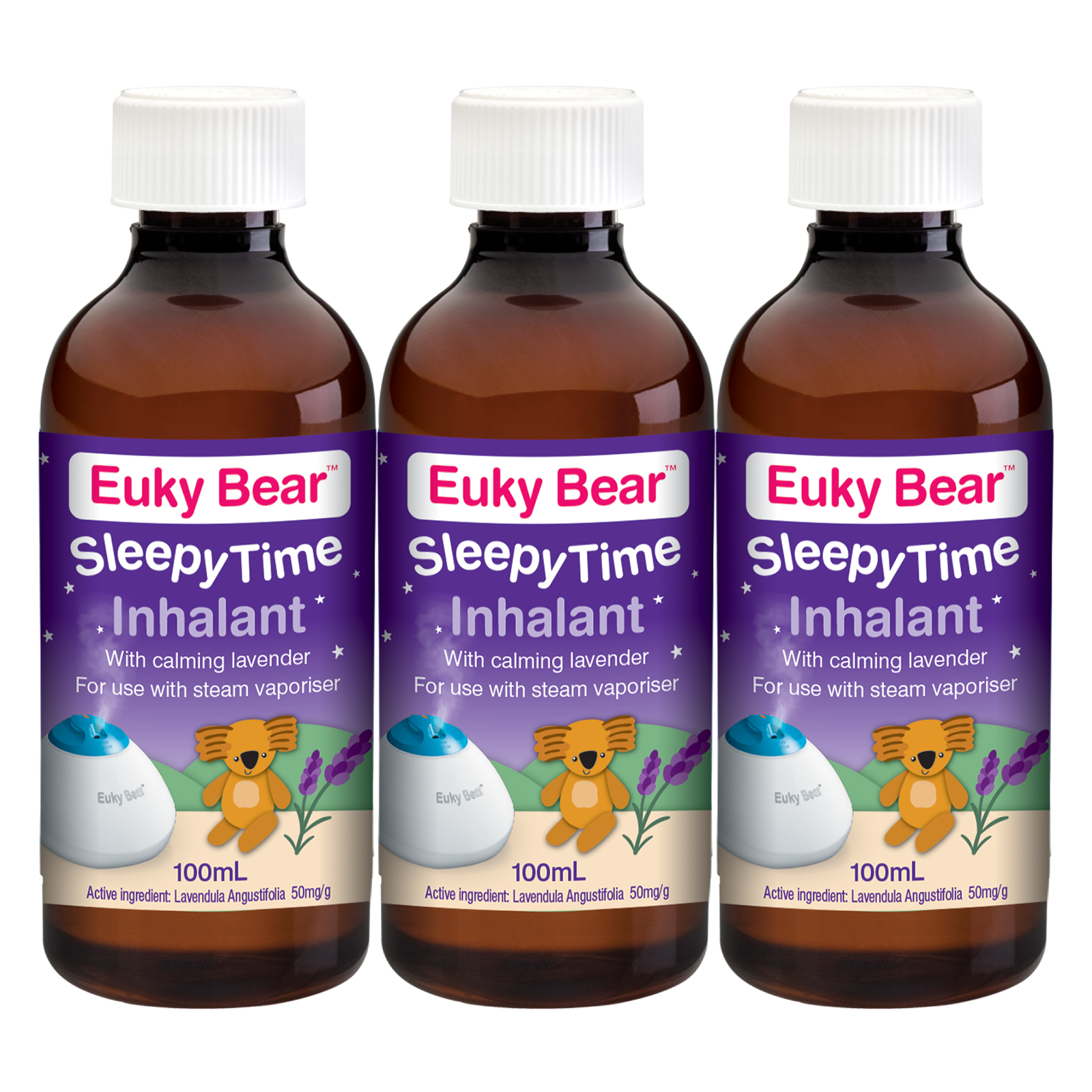 baby-fair Euky Bear Sleepy Time Inhalant 100ml (Bundle of 3)