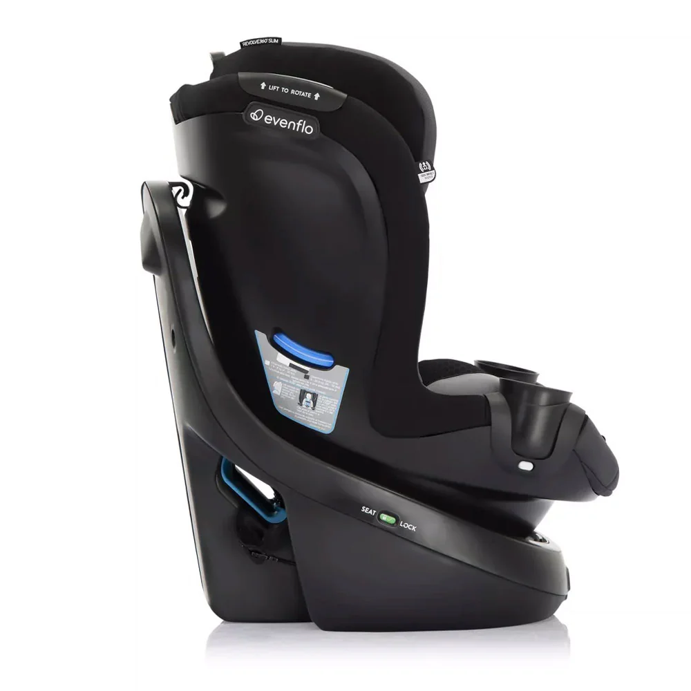 Evenflo Gold -  Revolve360 Slim 2-in-1 Rotational Convertible Car Seat - Canton Black