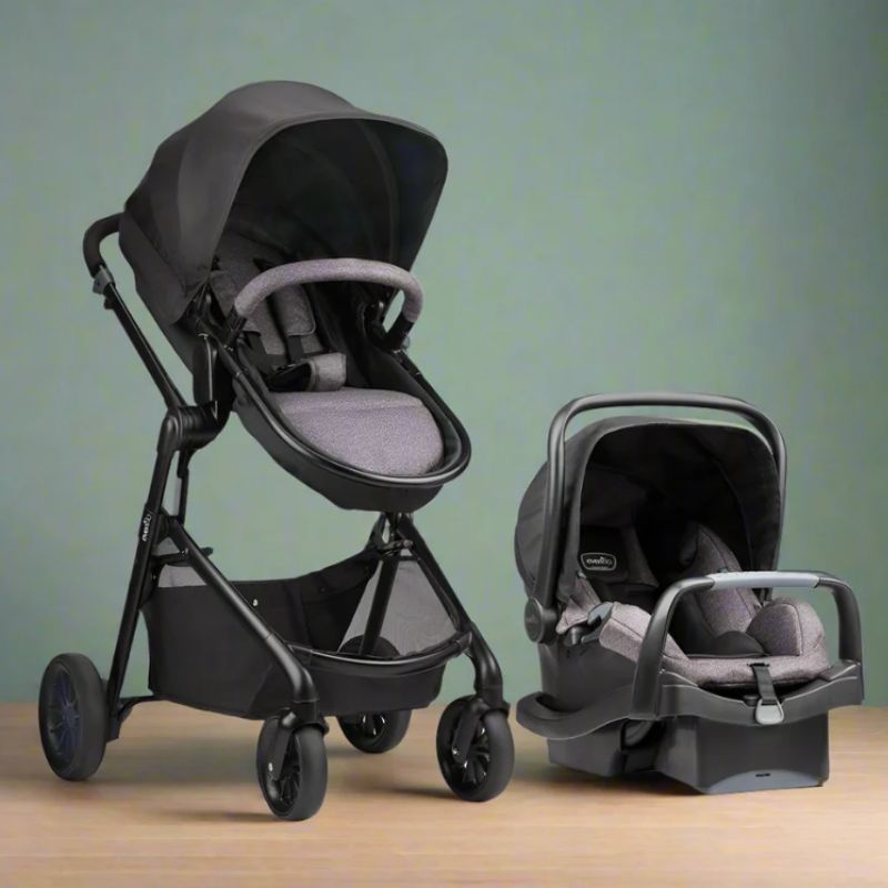 Evenflo Pivot Travel System - Casual Grey