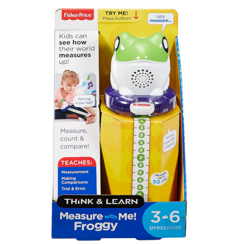 Fisher Price Think and Learn Measure With Me Froggy Tape Measure