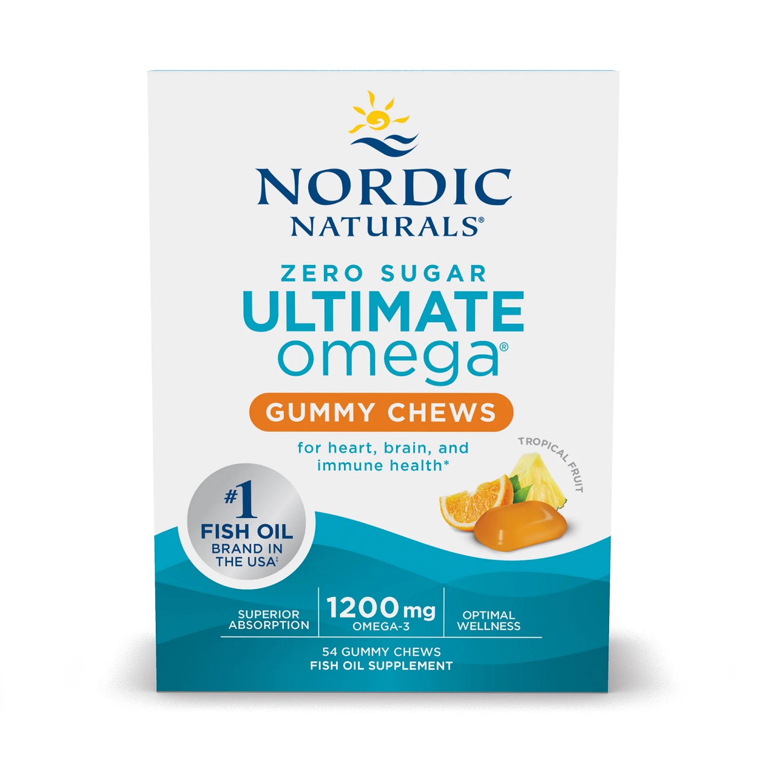 Nordic Naturals Zero Sugar Ultimate Omega 54 Gummies