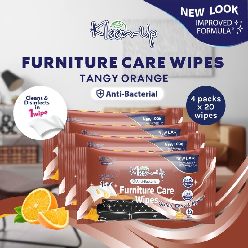 Kleen-Up Furniture Care Wipes 20S (4 Packets)