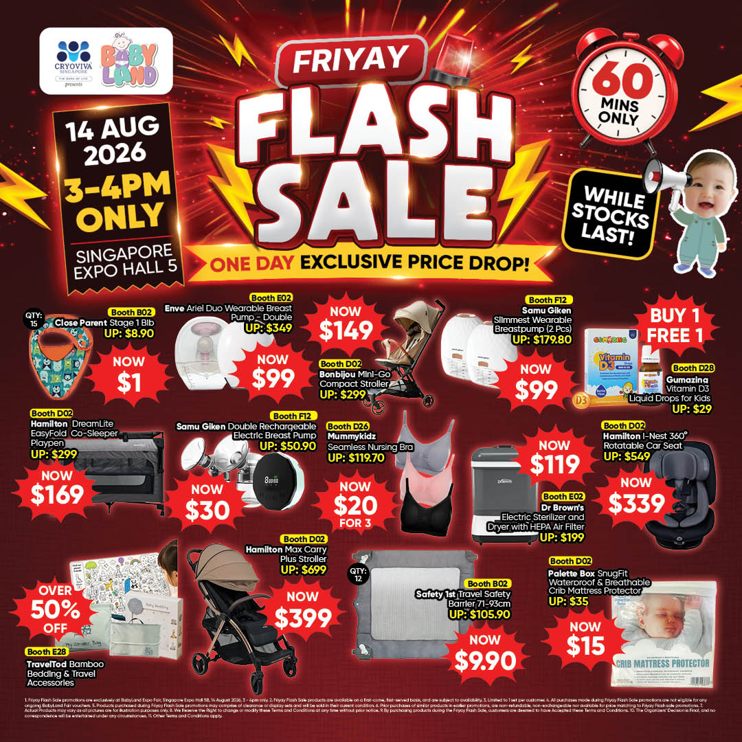 FriYAY Flash Sale 14 Aug, 3-4pm
