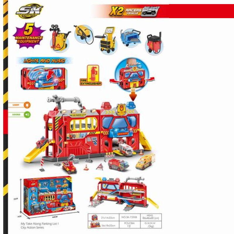 Tai Sing City Action Toy-Fire Station