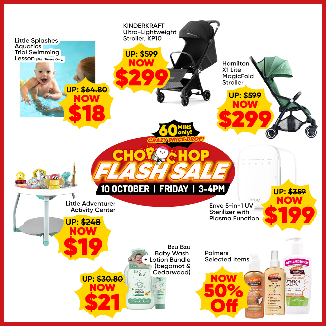 Expo Flash Sale 10 Oct, 3-4pm