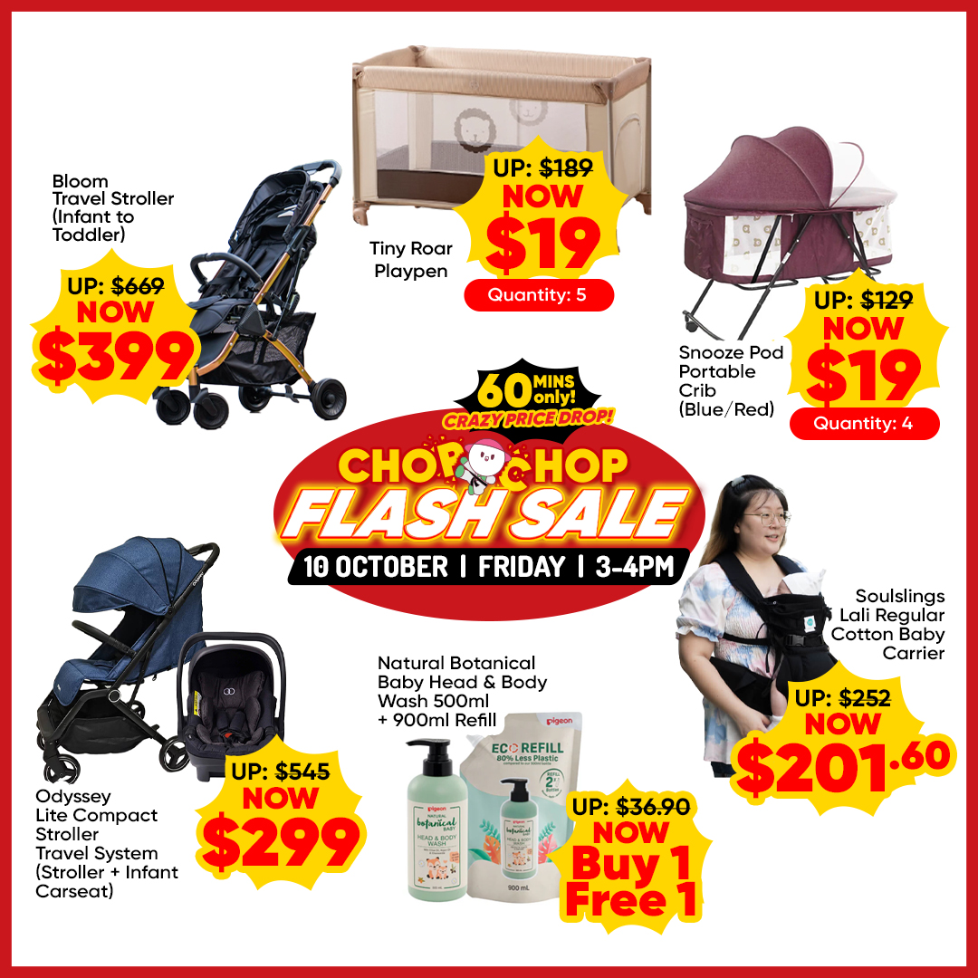 Expo Flash Sale 10 Oct, 3-4pm