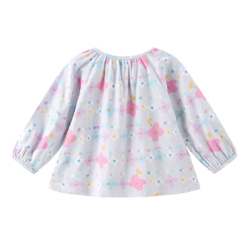Mimi Mono Floral Babydoll Raglan Sleeve Top