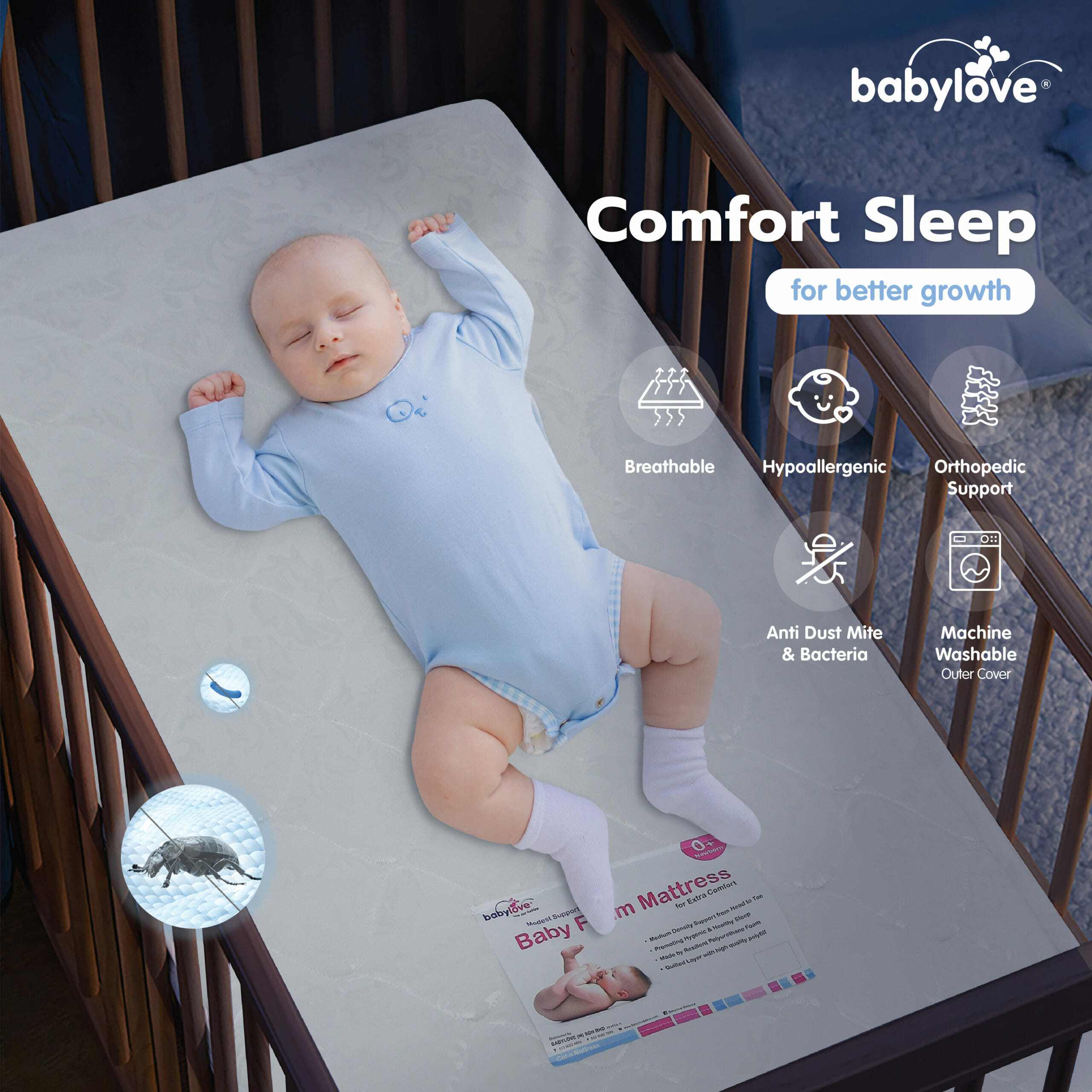 Babylove High Density Mattress