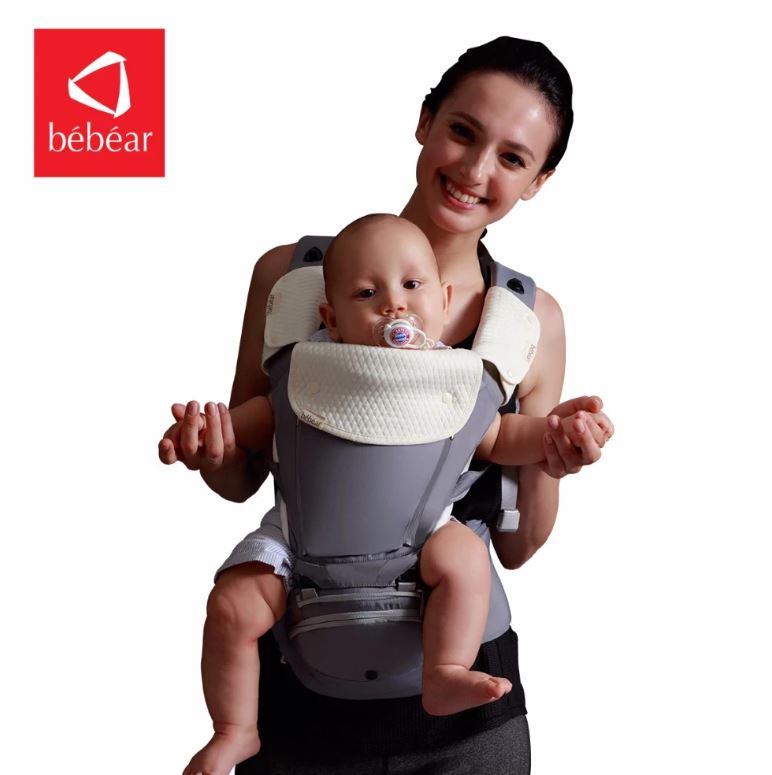 Bebear Foldable Aluminium Hipseat Baby Carrier - Ace Comfort Premium