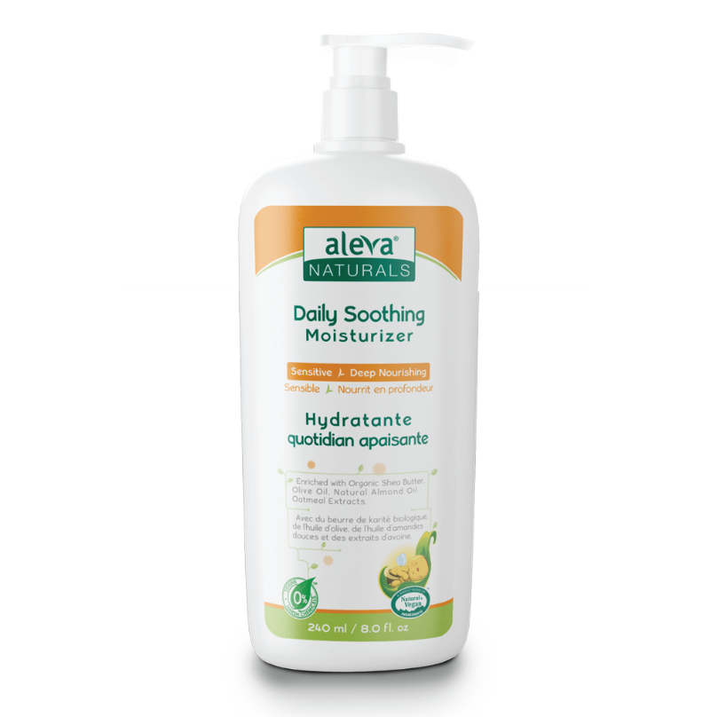 Aleva Naturals Daily Soothing Moisturizer (240ml) Bundle of 3 (EXCLUSIVE!!)