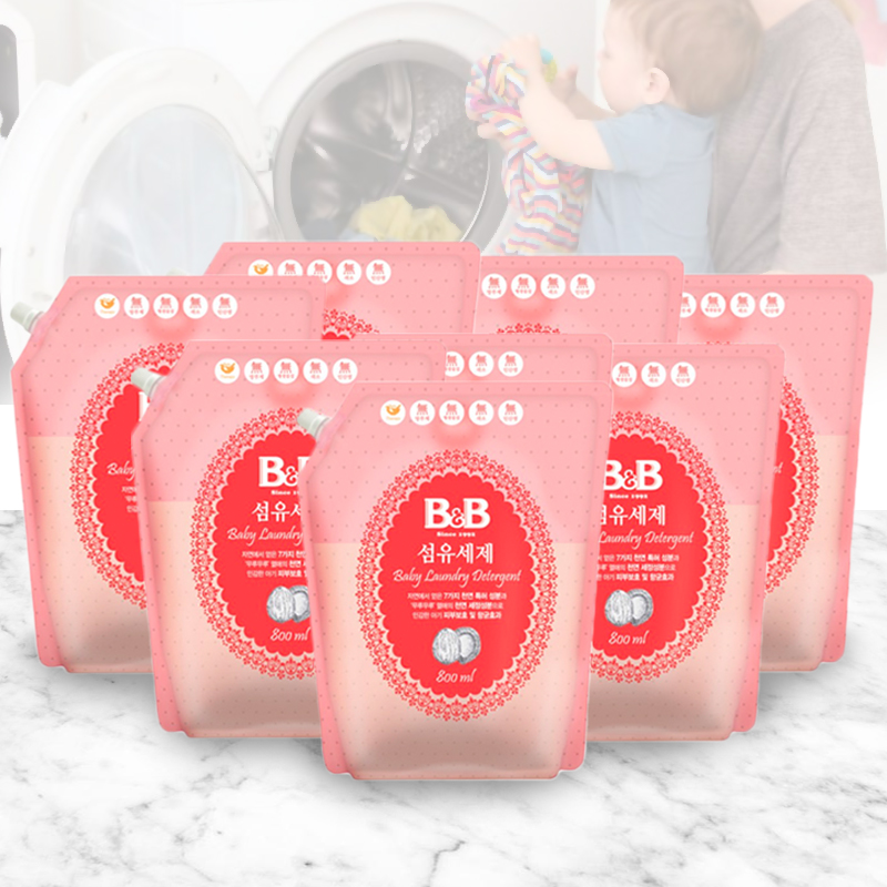 (PREORDER) B&B Fabric Detergent Cap Refill 1.5L (Bundle of 8) (DELIVERY FROM 1 JULY)