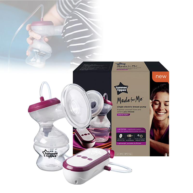 NEW LAUNCH! Tommee Tippee Made for me - Single Electrical Breastpump (FREE Milk Pouches & Bottle + Breast Pump Adaptor set worth $69.90)