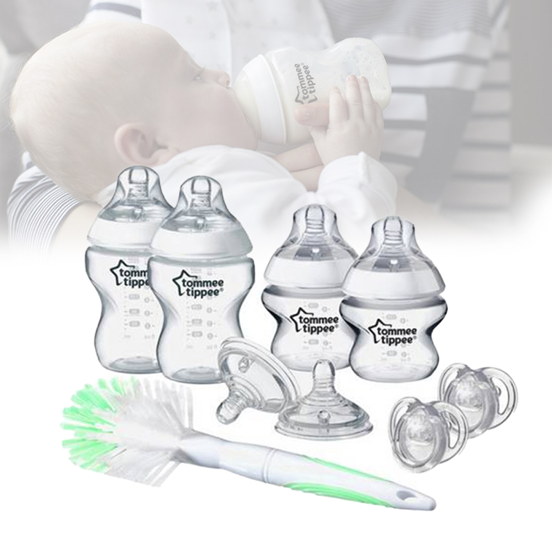 baby-fairTommee Tippee Closer to Nature Newborn Starter Kit 2015 (Feeding Bottles + Soother + Bottle Brush)