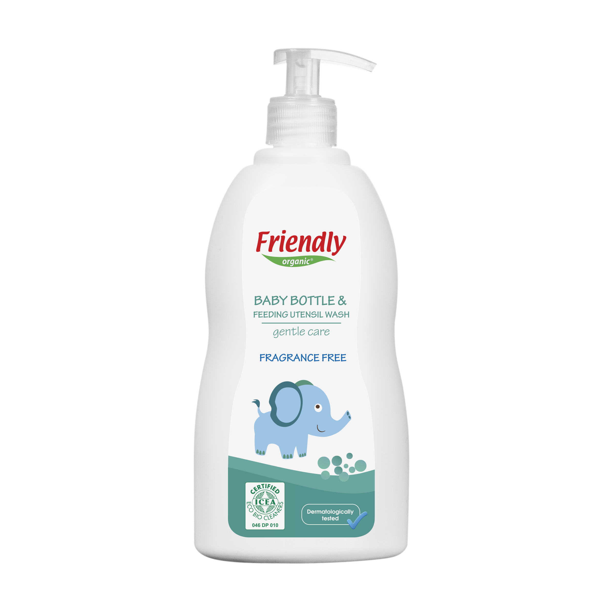 Friendly Organics Baby Bottle & Feeding Utensil Wash with Pump (Fragrance Free) 