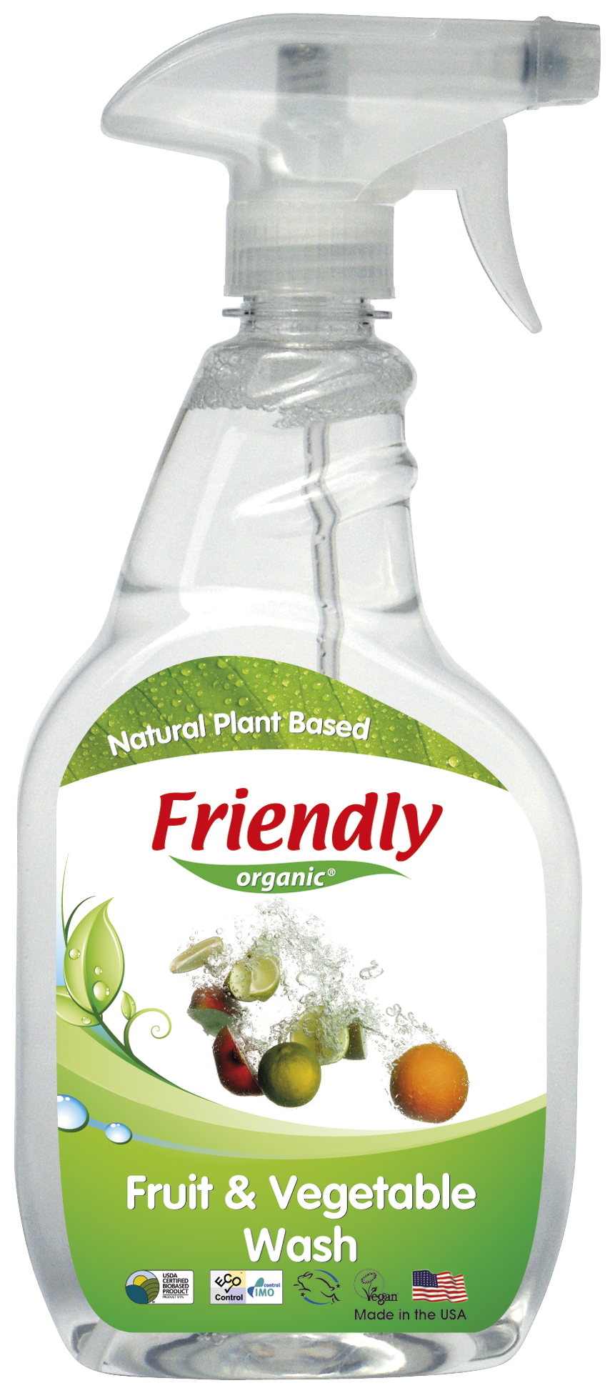 Friendly Organics Fruit & Vegetable Wash (650ml)