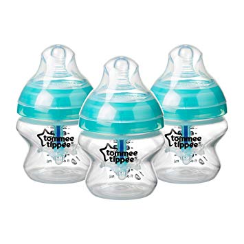 Tommee Tippee Closer to Nature BPA Free Anti Colic Plus Bottle 260ml - Twin Pack (Bundle of 2) (Asst Colors)