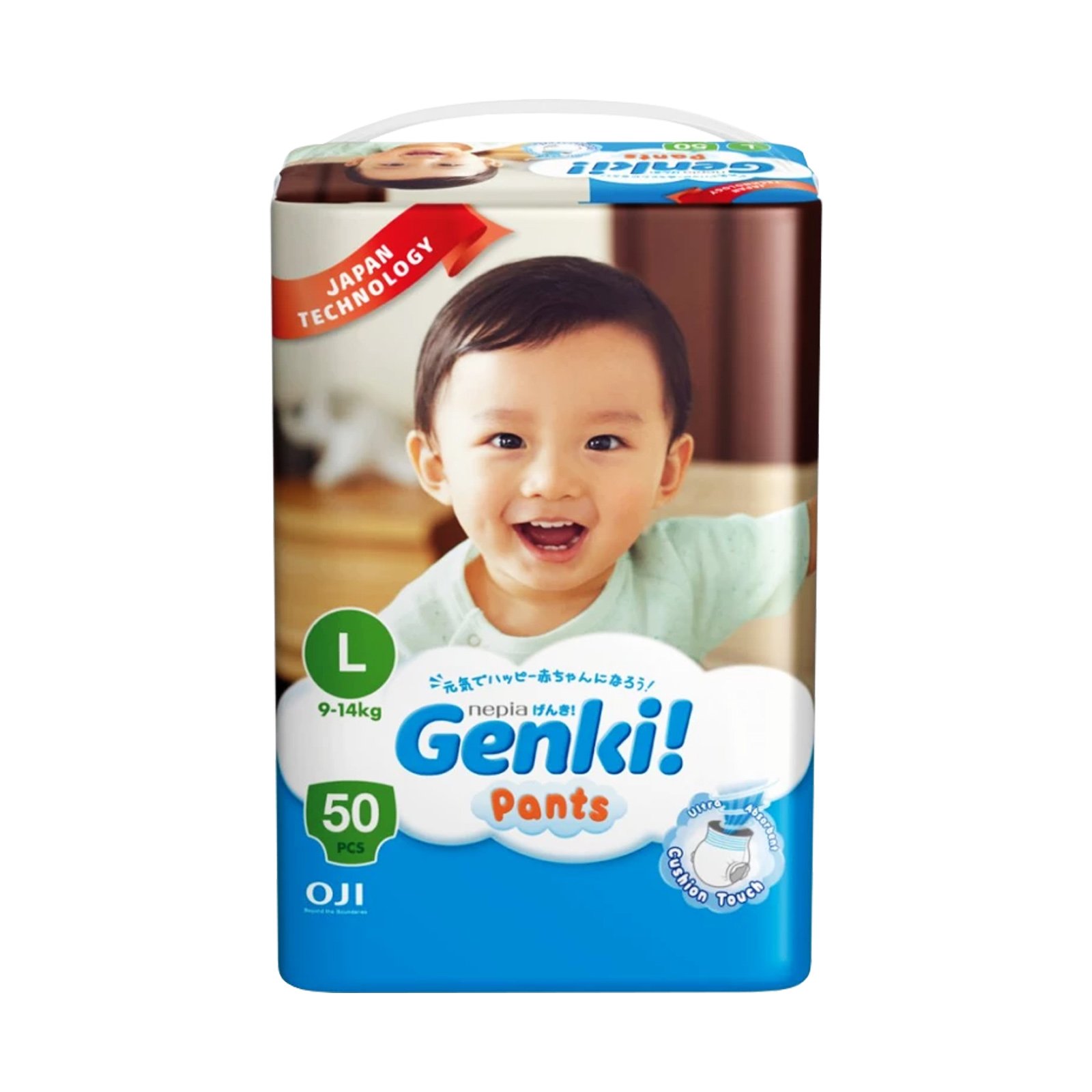Nepia Genki MEGA L Pants Carton Deal (50 x3)