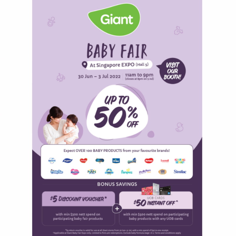 Milk Powder and Diapers - up to 50% off!