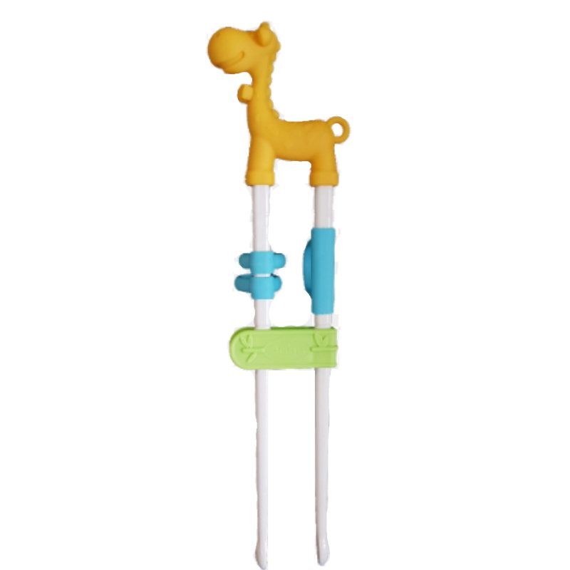baby-fair ANGE Training Chopstick - Yellow Giraffe