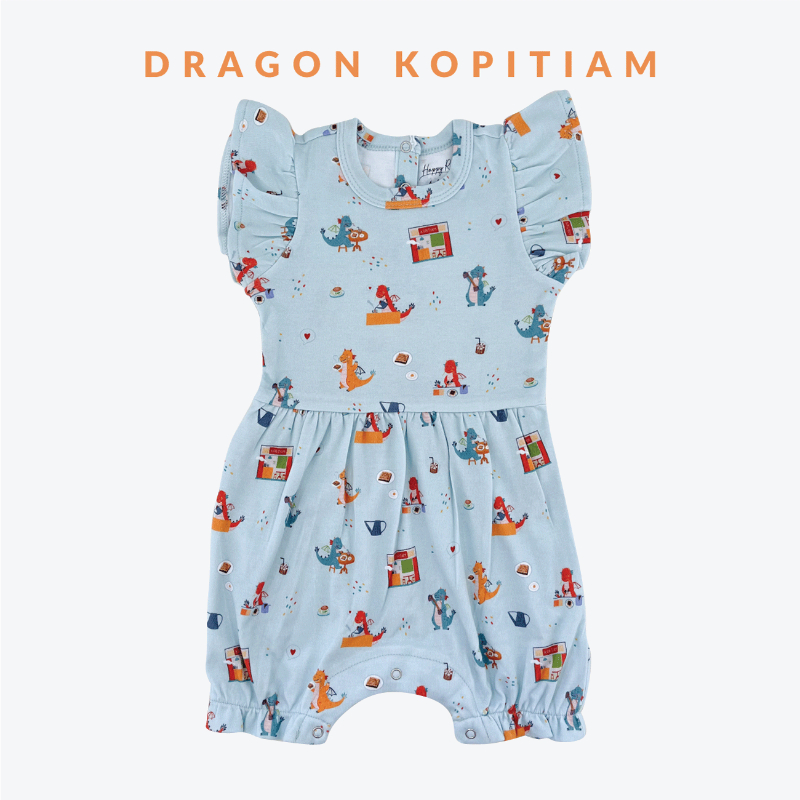 Happyrei Girl Romper - Dragon Kopitiam